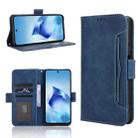 For itel Power 70 Skin Feel Calf Texture Card Slots Leather Phone Case(Blue) - 1