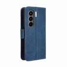 For itel Power 70 Skin Feel Calf Texture Card Slots Leather Phone Case(Blue) - 3