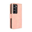 For itel City 100 4G Skin Feel Calf Texture Card Slots Leather Phone Case(Pink) - 3