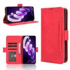 For itel City 100 4G Skin Feel Calf Texture Card Slots Leather Phone Case(Red) - 1