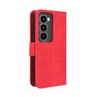 For itel City 100 4G Skin Feel Calf Texture Card Slots Leather Phone Case(Red) - 3