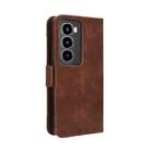 For itel City 100 4G Skin Feel Calf Texture Card Slots Leather Phone Case(Brown) - 3
