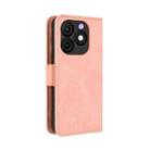 For itel Zeno 10 Skin Feel Calf Texture Card Slots Leather Phone Case(Pink) - 3