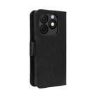 For itel Zeno 10 Skin Feel Calf Texture Card Slots Leather Phone Case(Black) - 3