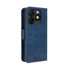For itel Zeno 10 Skin Feel Calf Texture Card Slots Leather Phone Case(Blue) - 3