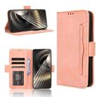 For Xiaomi Redmi Turbo 3 5G Skin Feel Calf Texture Card Slots Leather Phone Case(Pink) - 1