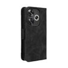 For Xiaomi Redmi Turbo 3 5G Skin Feel Calf Texture Card Slots Leather Phone Case(Black) - 3