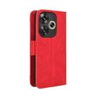 For Xiaomi Redmi Turbo 3 5G Skin Feel Calf Texture Card Slots Leather Phone Case(Red) - 3
