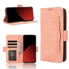 For Xiaomi Civi 4 Pro 5G Skin Feel Calf Texture Card Slots Leather Phone Case(Pink) - 1