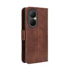 For Huawei Enjoy 80 4G Skin Feel Calf Texture Card Slots Leather Phone Case(Brown) - 3