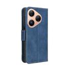 For Huawei Pura 80 5G Skin Feel Calf Texture Card Slots Leather Phone Case(Blue) - 3