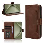 For Huawei Pura 70 Pro / 70 Pro+ Skin Feel Calf Texture Card Slots Leather Phone Case(Brown) - 1