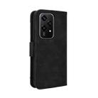 For Honor 200 Lite Global Skin Feel Calf Texture Card Slots Leather Phone Case(Black) - 3