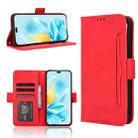 For Honor 200 Lite Global Skin Feel Calf Texture Card Slots Leather Phone Case(Red) - 1