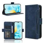 For Honor 200 Lite Global Skin Feel Calf Texture Card Slots Leather Phone Case(Blue) - 1