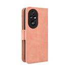 For Honor 200 Pro 5G Skin Feel Calf Texture Card Slots Leather Phone Case(Pink) - 3