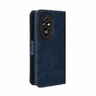 For Honor 200 Pro 5G Skin Feel Calf Texture Card Slots Leather Phone Case(Blue) - 3