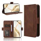 For Honor 200 Pro 5G Skin Feel Calf Texture Card Slots Leather Phone Case(Brown) - 1