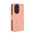 For Honor 200 5G Skin Feel Calf Texture Card Slots Leather Phone Case(Pink) - 3