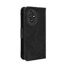 For Honor 200 5G Skin Feel Calf Texture Card Slots Leather Phone Case(Black) - 3