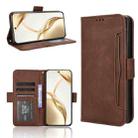 For Honor 200 5G Skin Feel Calf Texture Card Slots Leather Phone Case(Brown) - 1