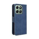 For Honor X6b 4G Skin Feel Calf Texture Card Slots Leather Phone Case(Blue) - 3