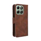 For Honor X6b 4G Skin Feel Calf Texture Card Slots Leather Phone Case(Brown) - 3