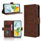 For Honor Play 60 Plus Skin Feel Calf Texture Card Slots Leather Phone Case(Brown) - 1