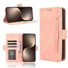 For Honor Magic7 Skin Feel Calf Texture Card Slots Leather Phone Case(Pink) - 1