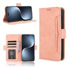 For Honor Magic7 Pro Skin Feel Calf Texture Card Slots Leather Phone Case(Pink) - 1