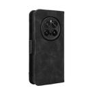 For Honor Magic7 Pro Skin Feel Calf Texture Card Slots Leather Phone Case(Black) - 3