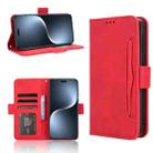 For Honor Magic7 Pro Skin Feel Calf Texture Card Slots Leather Phone Case(Red) - 1