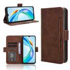 For Honor X5b 4G Skin Feel Calf Texture Card Slots Leather Phone Case(Brown) - 1