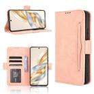 For Honor X60 5G / X9C Smart Skin Feel Calf Texture Card Slots Leather Phone Case(Pink) - 1