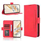 For Honor X60 5G / X9C Smart Skin Feel Calf Texture Card Slots Leather Phone Case(Red) - 1