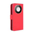 For Honor X60 5G / X9C Smart Skin Feel Calf Texture Card Slots Leather Phone Case(Red) - 3