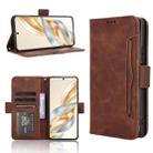 For Honor X60 5G / X9C Smart Skin Feel Calf Texture Card Slots Leather Phone Case(Brown) - 1