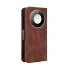 For Honor X60 5G / X9C Smart Skin Feel Calf Texture Card Slots Leather Phone Case(Brown) - 3