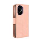 For Honor 300 5G Skin Feel Calf Texture Card Slots Leather Phone Case(Pink) - 3