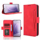 For Honor 300 5G Skin Feel Calf Texture Card Slots Leather Phone Case(Red) - 1
