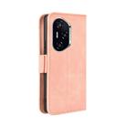 For Honor 300 Pro 5G / 300 Ultra 5G Skin Feel Calf Texture Card Slots Leather Phone Case(Pink) - 3
