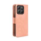 For Honor X8c 4G Skin Feel Calf Texture Card Slots Leather Phone Case(Pink) - 3