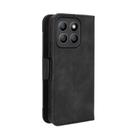 For Honor X8c 4G Skin Feel Calf Texture Card Slots Leather Phone Case(Black) - 3