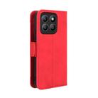 For Honor X8c 4G Skin Feel Calf Texture Card Slots Leather Phone Case(Red) - 3