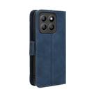For Honor X8c 4G Skin Feel Calf Texture Card Slots Leather Phone Case(Blue) - 3
