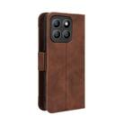 For Honor X8c 4G Skin Feel Calf Texture Card Slots Leather Phone Case(Brown) - 3