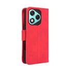 For Honor 400 Lite Skin Feel Calf Texture Card Slots Leather Phone Case(Red) - 3