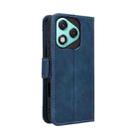 For Honor 400 Lite Skin Feel Calf Texture Card Slots Leather Phone Case(Blue) - 3