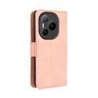 For Honor Power 5G Skin Feel Calf Texture Card Slots Leather Phone Case(Pink) - 3