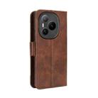For Honor Power 5G Skin Feel Calf Texture Card Slots Leather Phone Case(Brown) - 3